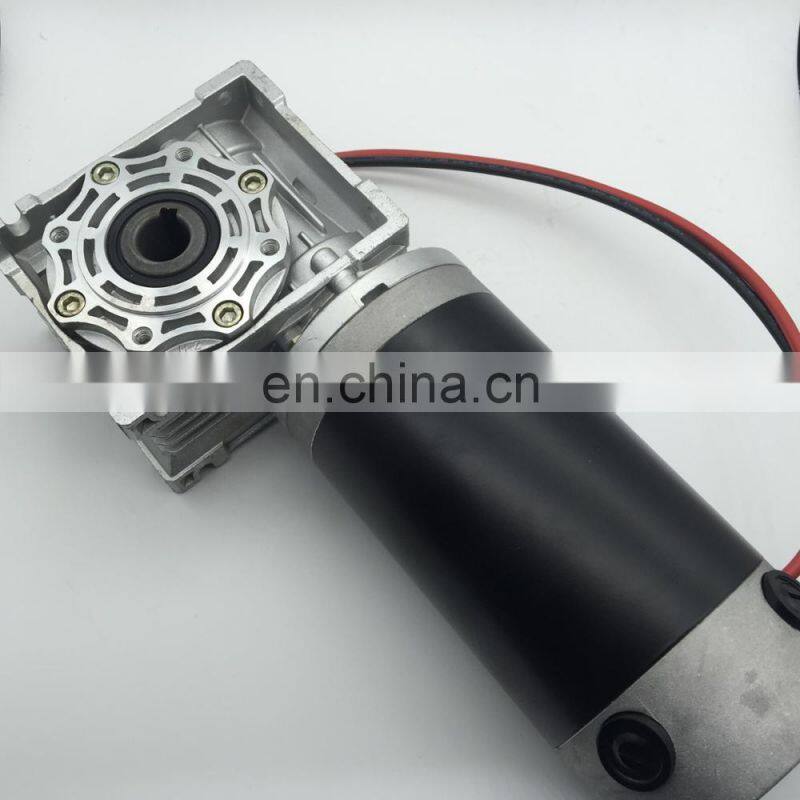 12v 24v 48v heavy duty worm gear dc motors for wheel steering