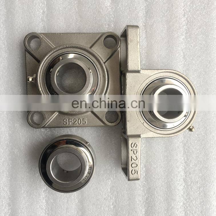 Anti Corrosion Stainless Steel Material SUS420 FDA Grease SUC205-16 Stainless Steel Pillow Block