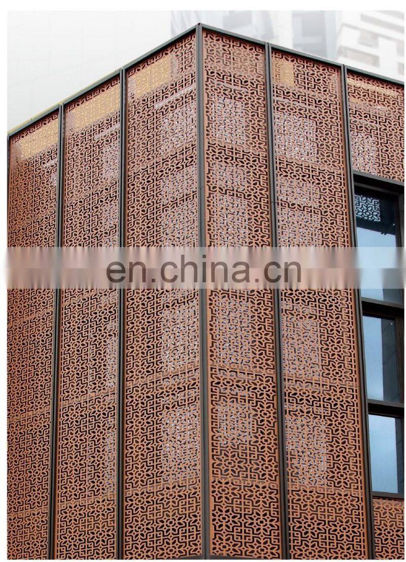 China Supplier Laser Cut Decorative Metal Panels Laser Cut Metal Screens Supplier Room Divider