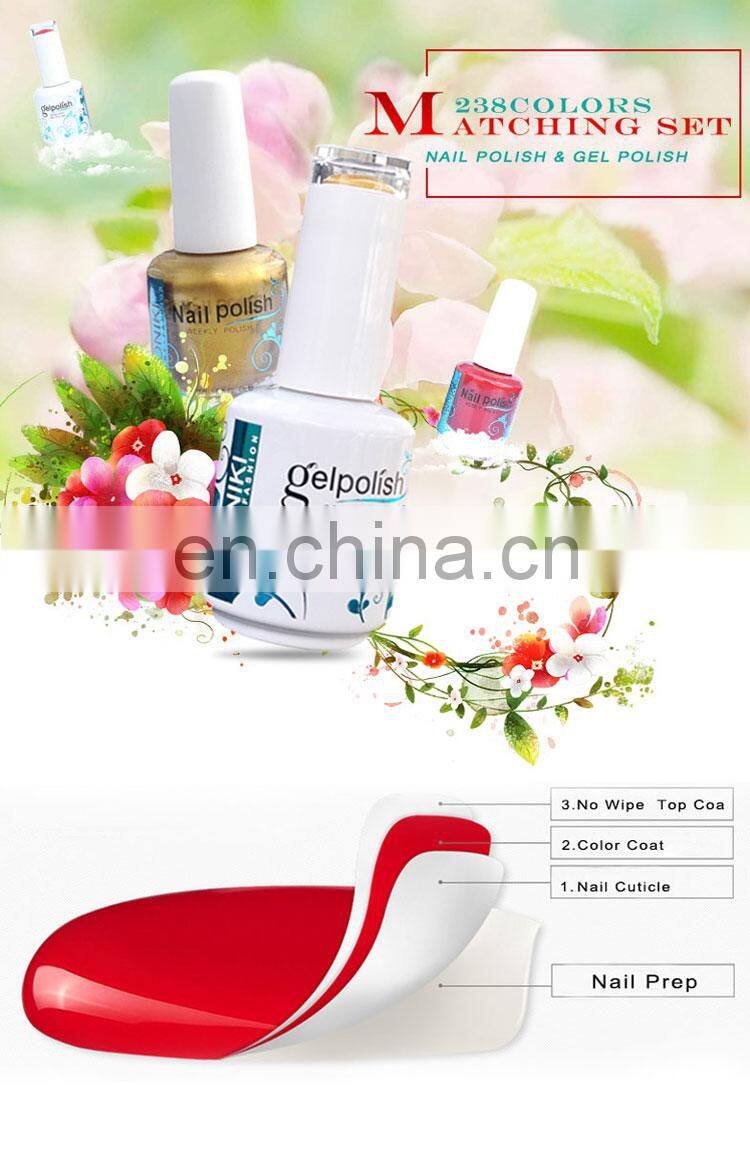 RONIKI Organic Acrylic Nail Products Perfect Match Chrome Nail Polish Set