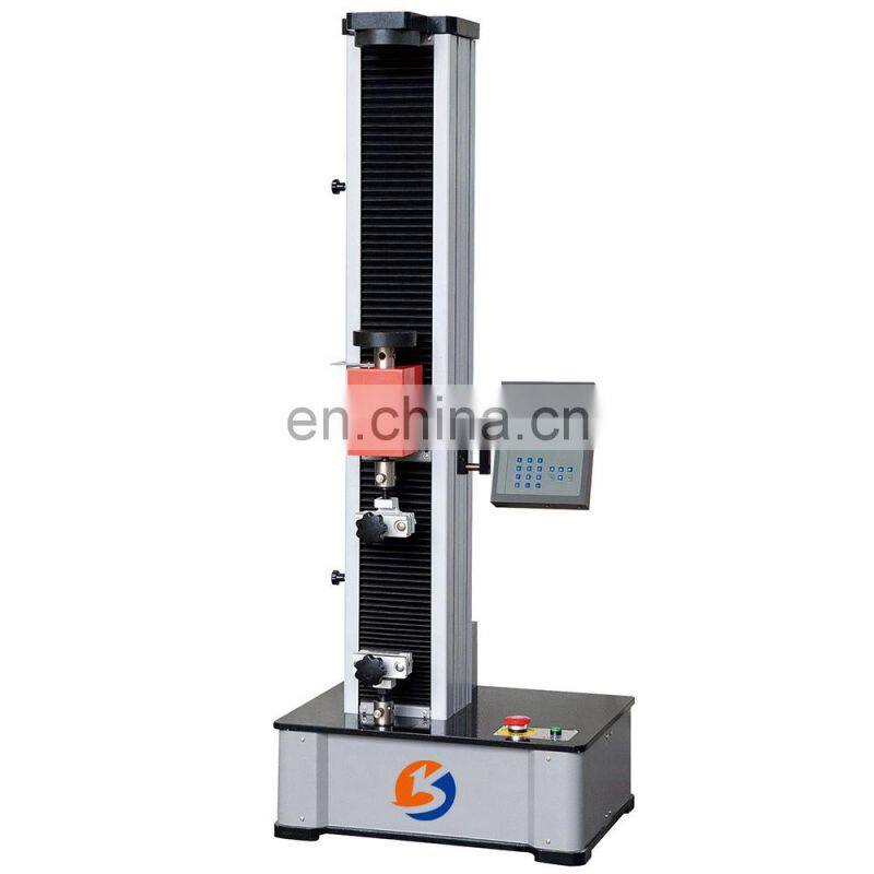 WDW Computer control single column Electromechanical universal testing machine for rubber tensile test machine