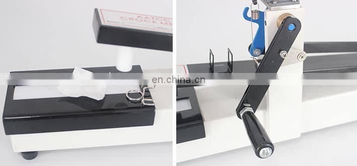 Leather friction color fastness tester