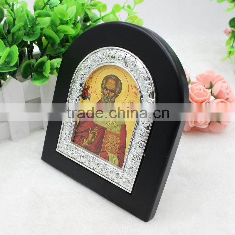 Nikolaos Wood Icon Frame