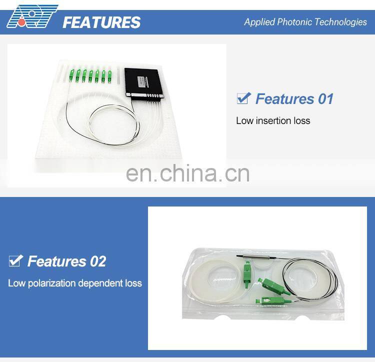 fiber optic communication equipment optical fiber WDM isolator hybrid filters 1650nm optic fiber wdm