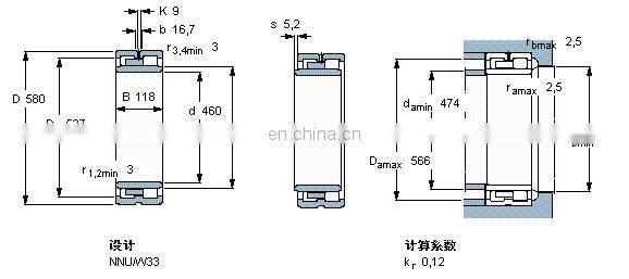 314987B Double row cylindrical roller bearings 314987 B