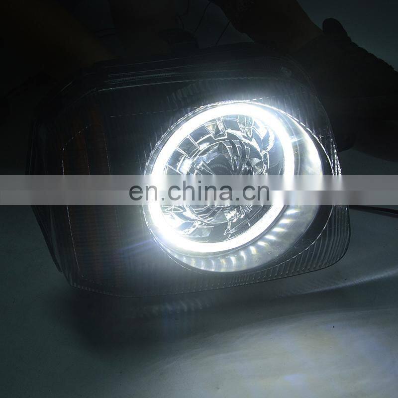 Hot sale LED angel eye light Headlight for Suzuki Jimny auto body parts Head Lamp