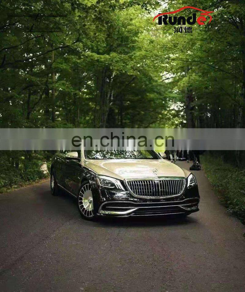 RUNDE MABAH Style Auto Car Full Bodykits Upgrad Facelift for 2014-2020 Mercedes S-Class W222