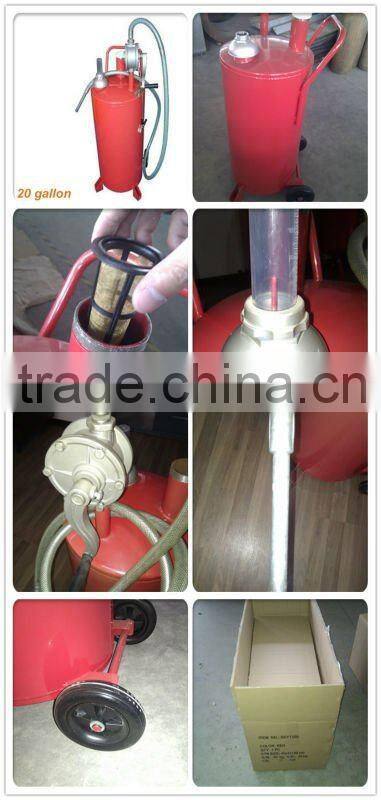 20 gal oil transfer tank diesel fuel transfer tanks with bi-directional Pump