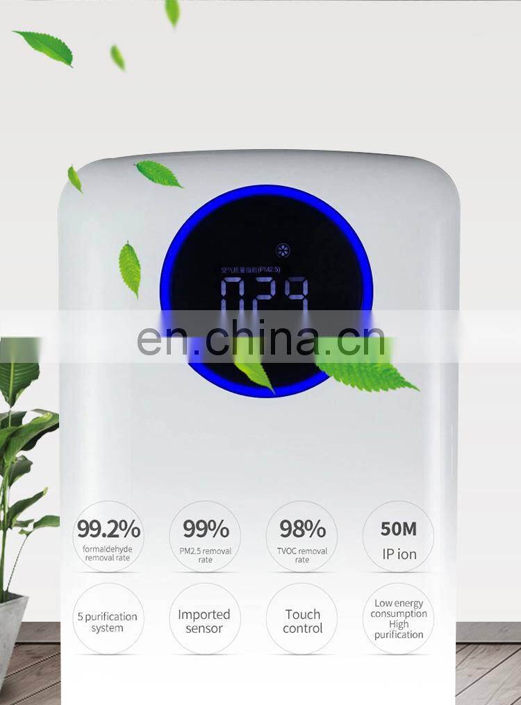 Hot Sale 2019 CE Large Home Ion Heap Air Purifier For Hotel Hospital