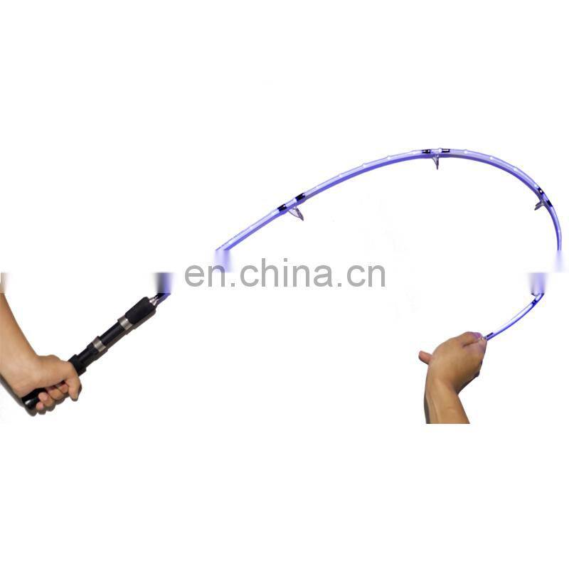 Red Green Blue White Four Colors OEM One Section Light Fiberglass Fishing Rod