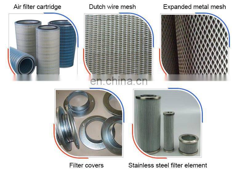Heat resisting stainless steel filter element for paraffin filtration