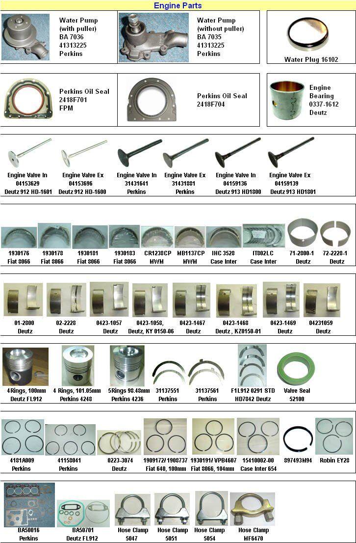 745818M91 Massey Ferguson Tractor Engine Piston Ring Set