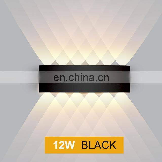 LED Wall Lamp Outdoor Waterproof Garden Lighting Aluminum Indoor Bedroom Living Room Stairs Wall Light