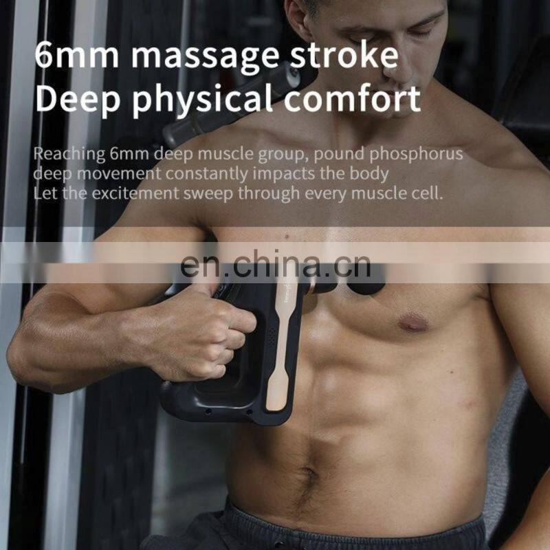Mini Percussive Therapy Deep Tissue Muscle Treatment Triangle Massage Gun For Athlete