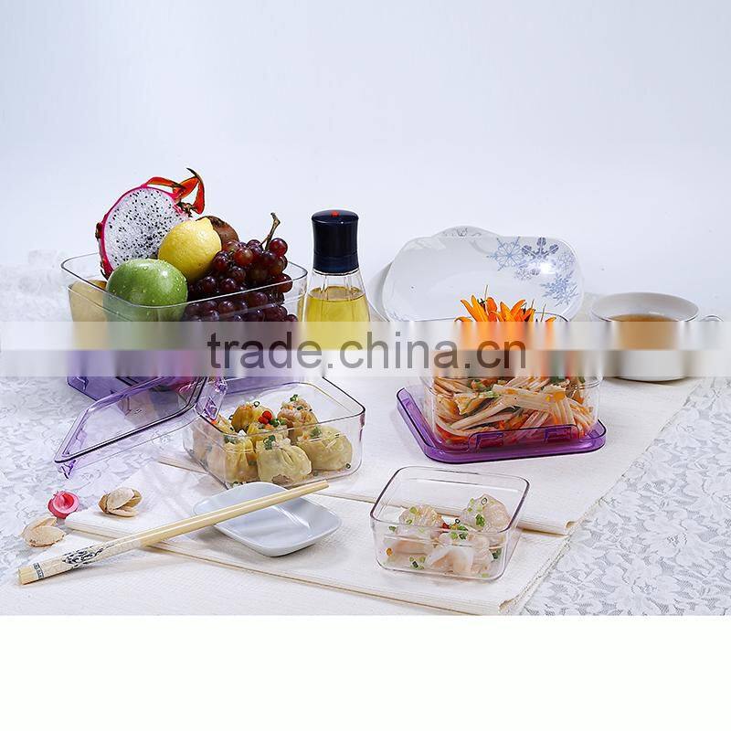Fruit salad storage container pp food container crisper