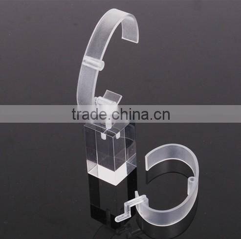 simple acrylic watch display,clear acrylic display,black acrylic watch display