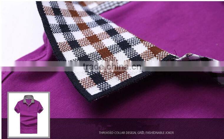 2015 polo shirt for middle-aged men / wholesale fitness clothing was made in China