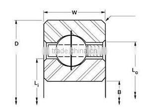 Open Radial Contact Thin Ball Bearing Type C Ultra Thin Bearing