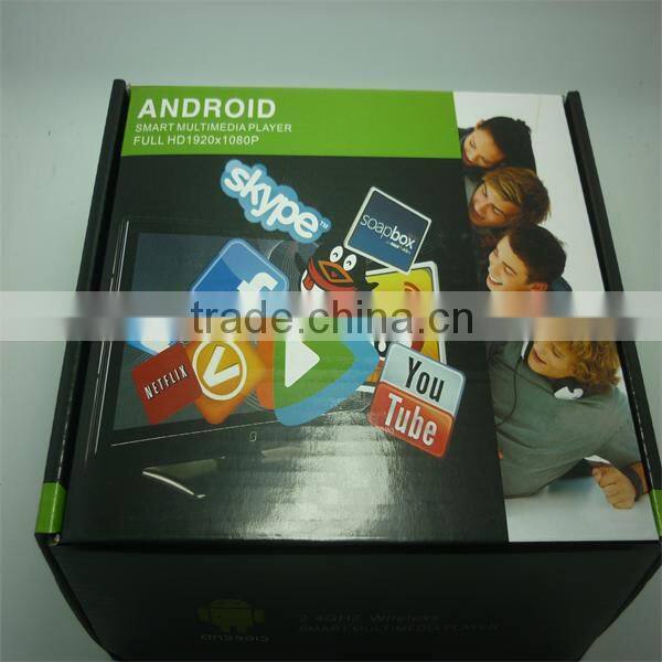CS968 1080P High Definition Android 4.2.2 Smart TV Box with Remote Control