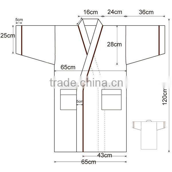 hotel cotton waffle bathrobe