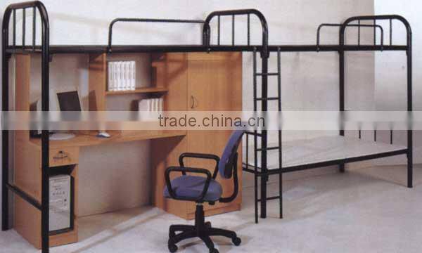 Adult metal bunk beds,double bunk bed for school,home,dormitory and barracks