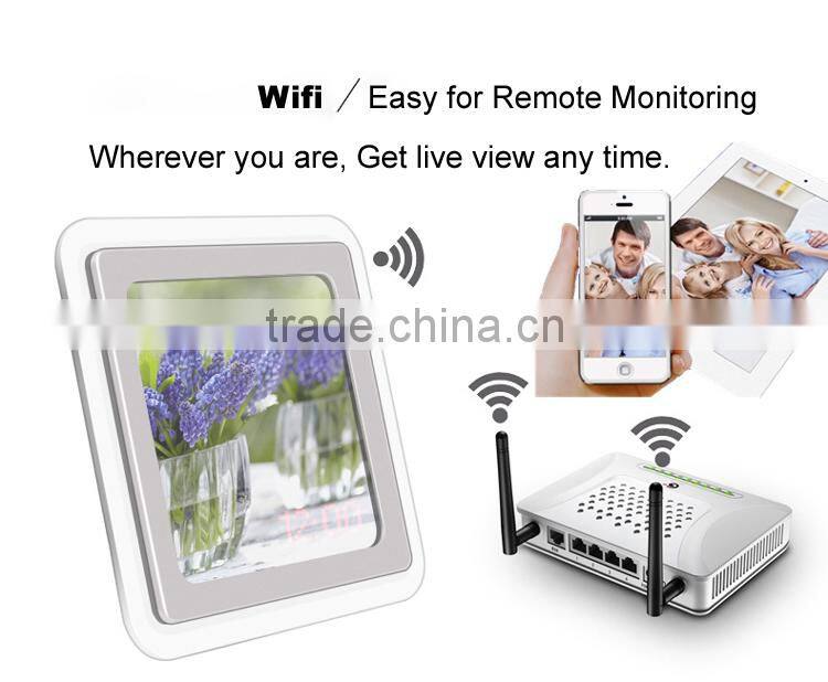 HD 1080P Mini Wireless Hidden Mini Clock Camera with Alarm Ring