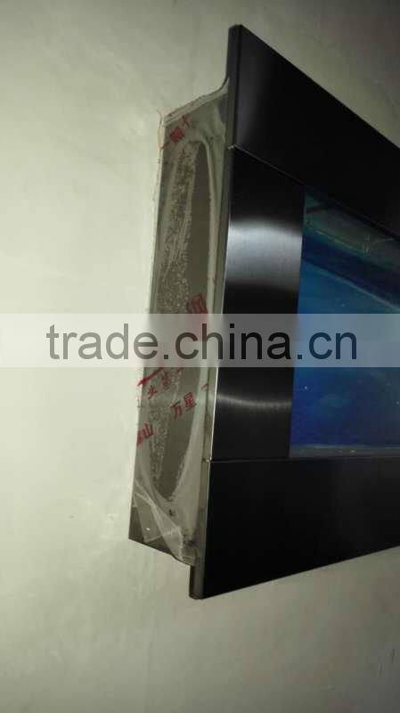 Stainless Steel Wall Mounted Aquariums - Standard Contemporary Wall Aquarium