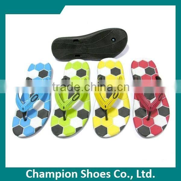 Customized brand pvc slipper pvc air blow slipper