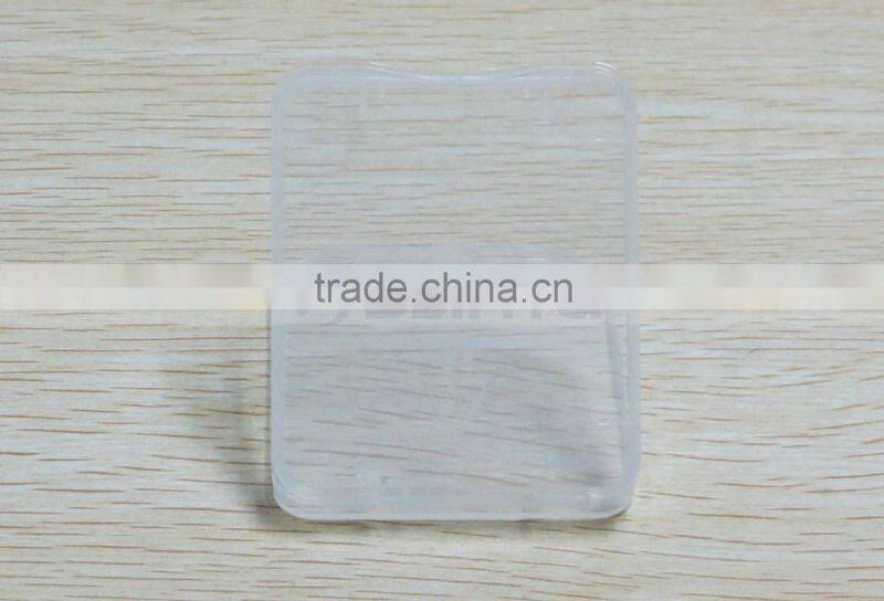 Transparent Eco-Friendsly Plastic Case CF Card Box Memory Card Case