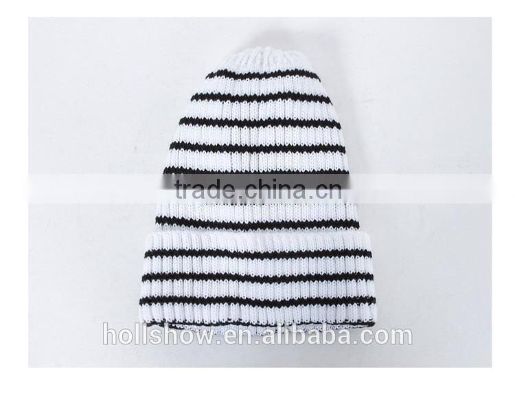 Wholesale Hot Selling Fashion Classic Man Women Lovers Striped Beanie Knitted Hat