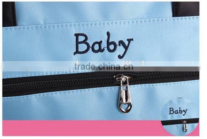 Wholesale tote one shoulder mommy baby diaper bag