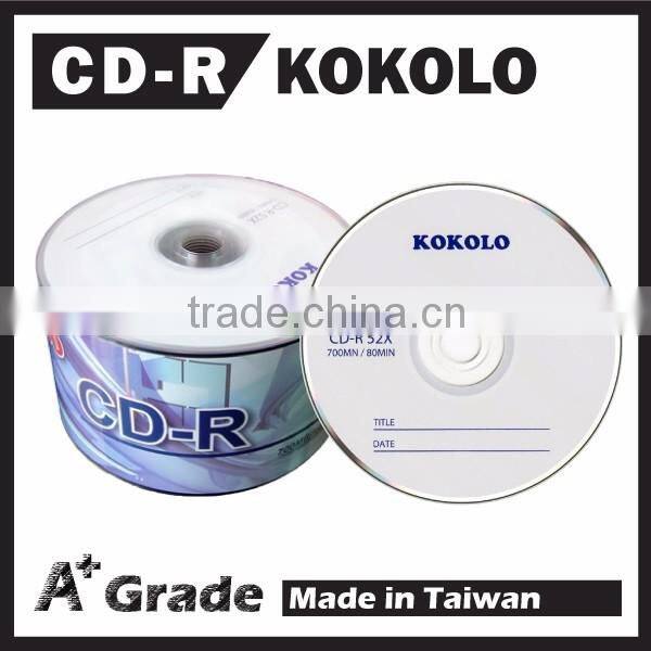 A+ Taiwan wholesale blank cd dvd for video music