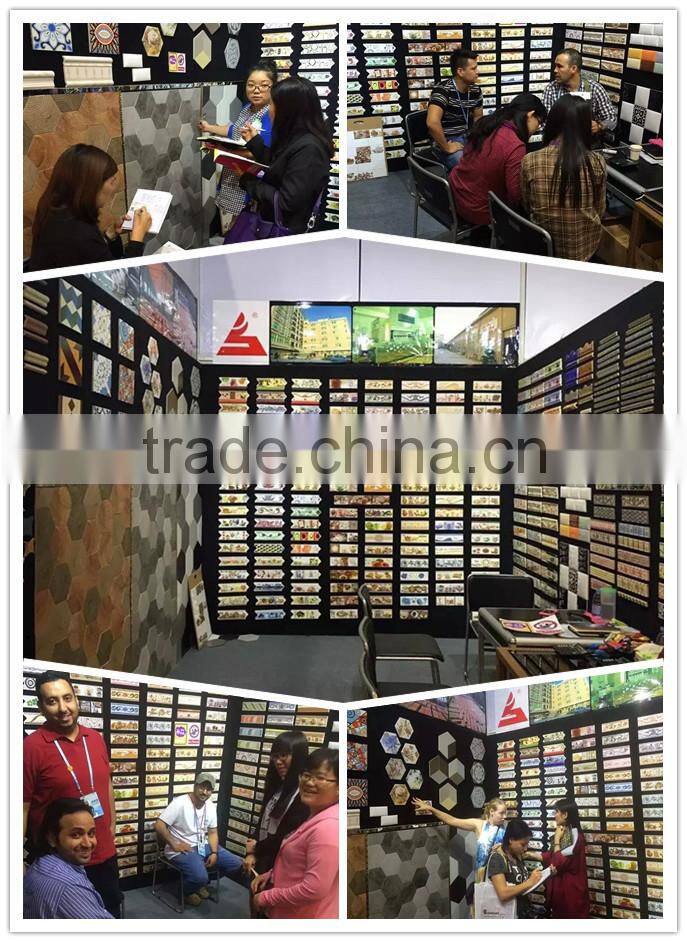 Indonesia 25x100mm border tiles Marble Bon Bon