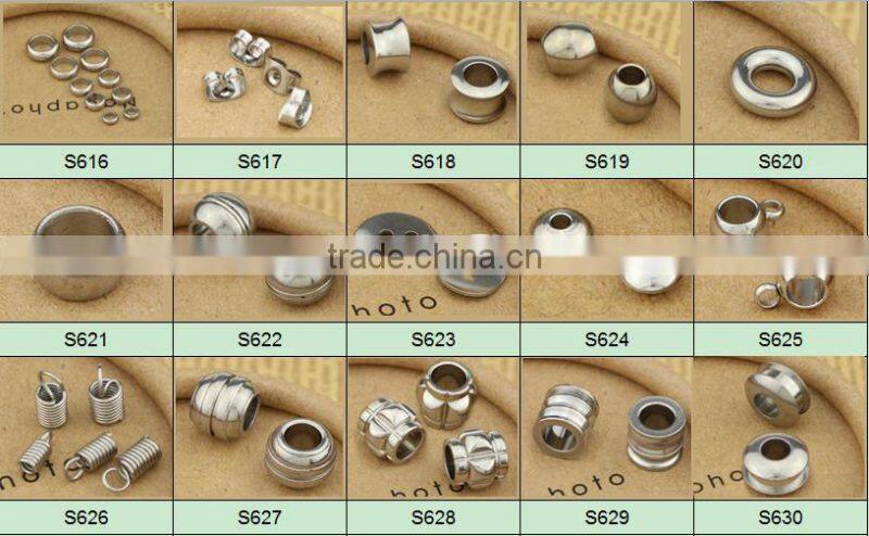 S817 Fashion stainless steel pumpkin spacer beads