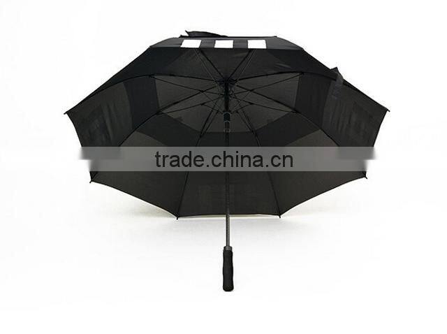 Adi auto open double layer straight umbrella with advertising