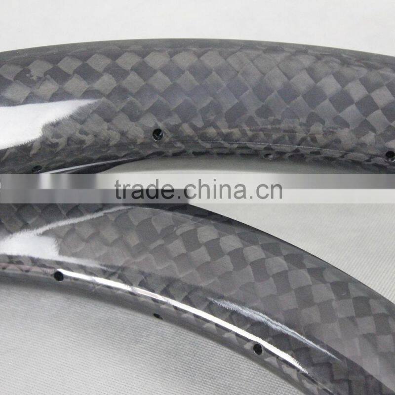 new design carbon fat bike rim 65mm clincher tubeless fat bicycle rim FW65-TL