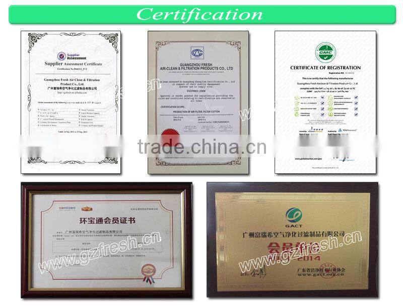 FRS-HD 99.9% deep pleat Hepa filter for HVAC for hospital