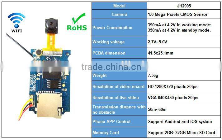 HD 720P outdoor wifi security camera