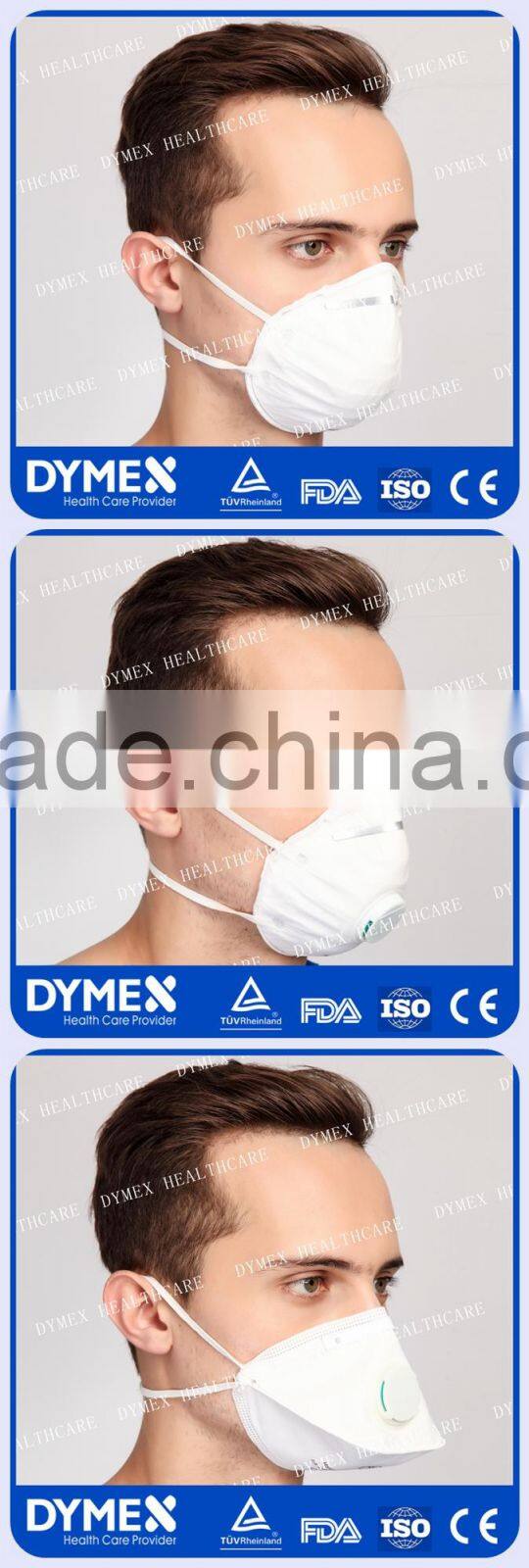 FFP1 FFP2 FFP3 Grade Moulded Cup CE Diposable Dust Masks