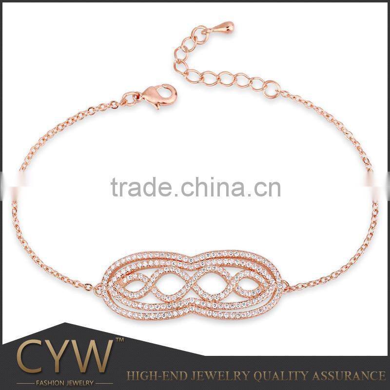CYW Hot selling silver bracelet with low price