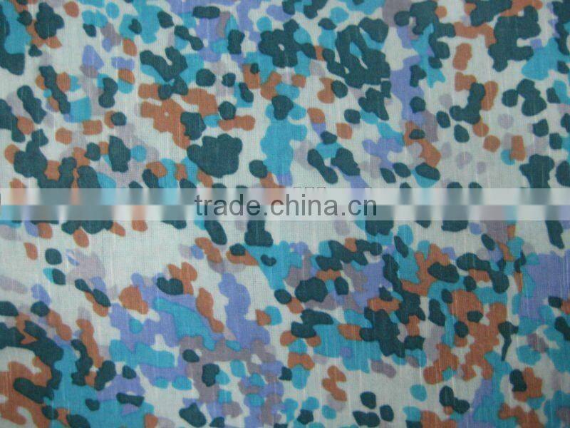 rayon slub jersey printed
