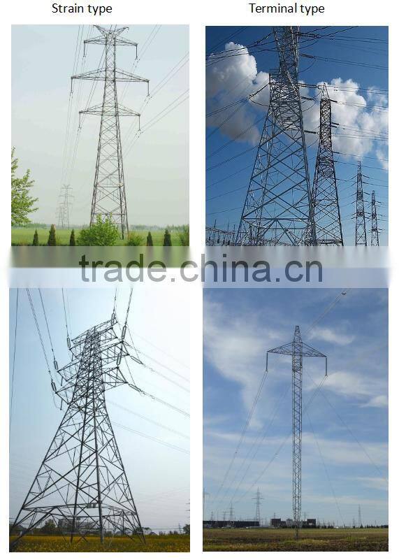 Types steel pylon electrical towers