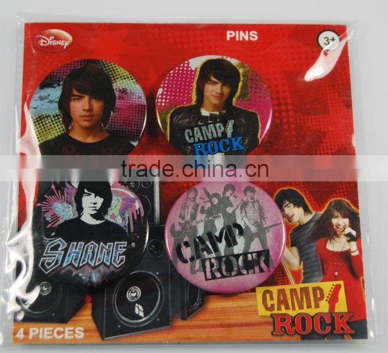 Badge, Button and Tin Pin