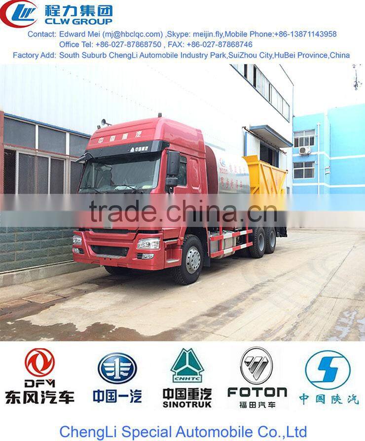 12000 liter road stone spreader with 8000 liter bitumen spreader