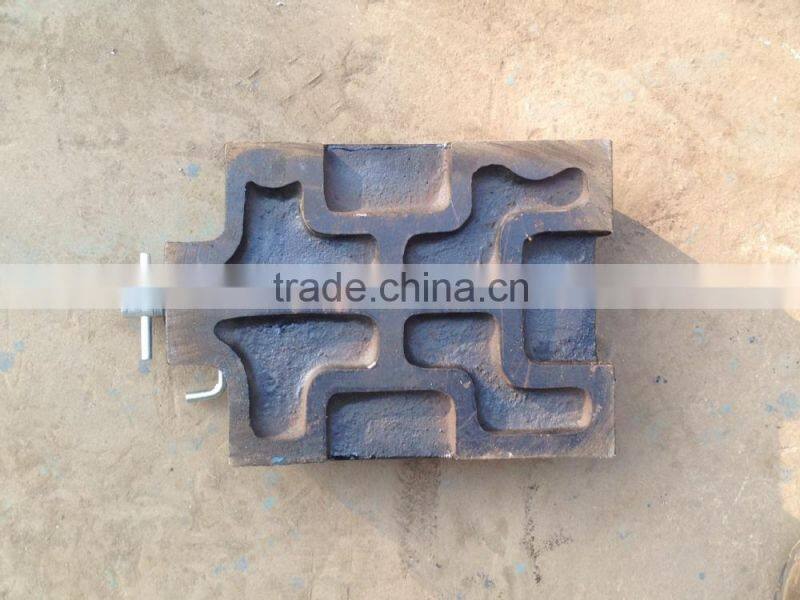 40*40*160mm Steel Three Gang Cement Mortar Prism Test Mould