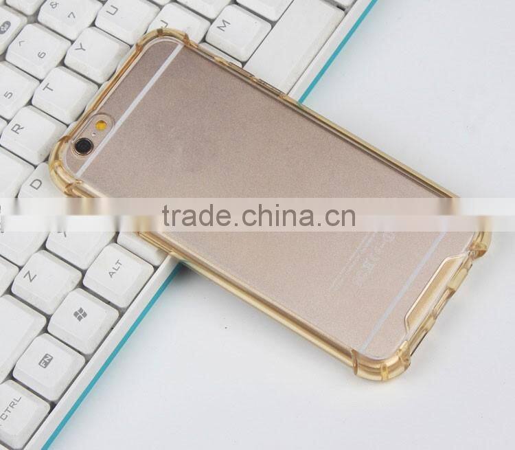 Transparent TPU and PC clear case for iphone6,S7