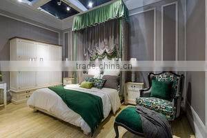 white wooden end table