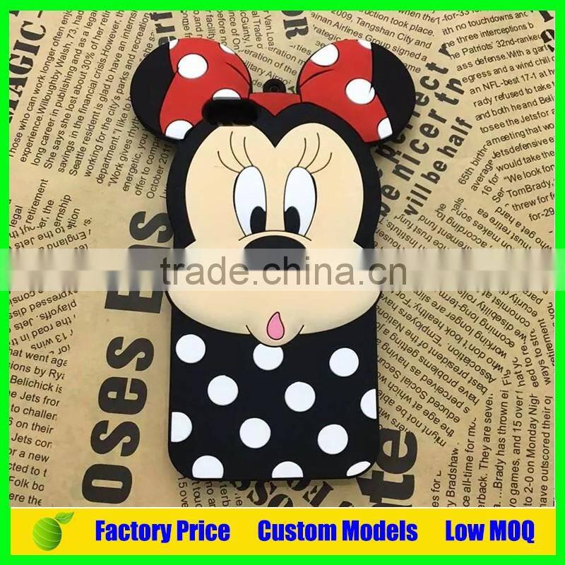 For disney Mickey and Minnie custom Silicone mobile 3d phone case for Sony Xperia Z5 E6883 phone back cover case