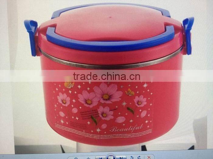2845 plastic stainless steel insulated casserole pot