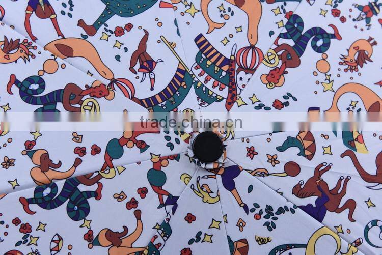 Auto open big brand fold lady umbrella